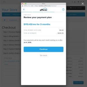 Affirm Payment Gateway