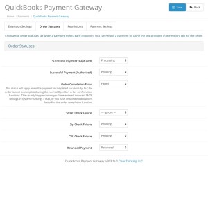 QuickBooks Payment Gateway